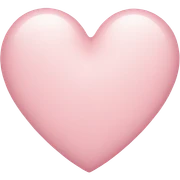 Pastel pink heart  sticker