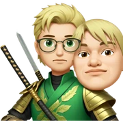 Emerald Samurai sticker
