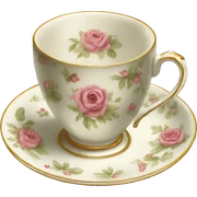 Vintage teacup sticker