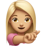 a girl thumb and hand sticker