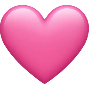 Pink heart sticker