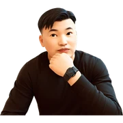 boy in black shirt indoors sticker
