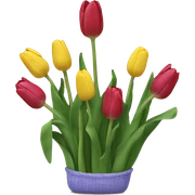 buquê de tulipas sticker