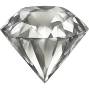 Diamond earring sticker
