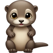 Otter Baby sticker