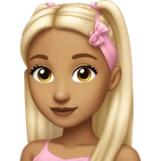 ariana grande blond and pink sticker