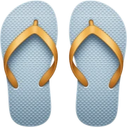 Pair of flip-flops sticker