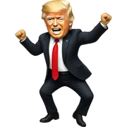 Trump dancing sticker