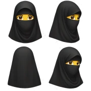 Niqab sticker