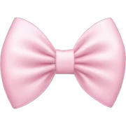 Light pink bows sticker