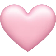 Pastel pink heart sticker