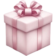 Light pink Christmas gifts under a white Christmas tree  sticker