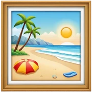 Beach sticker