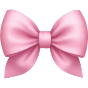 Soft pink bow sticker