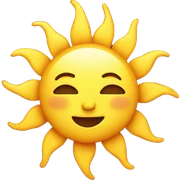 Sun sticker