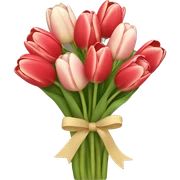 tulip bouquet  sticker