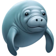 Manatee sticker