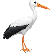 Stork sticker