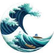 wave sticker