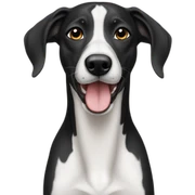Black Son of greyhound and retriever sticker