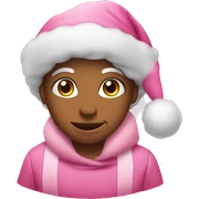 Pink Christmas  sticker