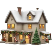 Christmas village  sticker