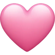 Pink heart sticker