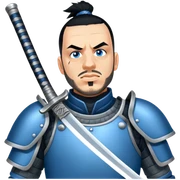 Samurai Defender sticker