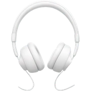 White headphones sticker