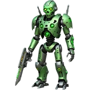 Zombie protogen-primagen-fusion-hybrid, full body sticker