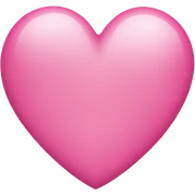 pink heart sticker
