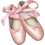 Pale pink ballet shoes sticker