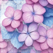 Hortensias sticker