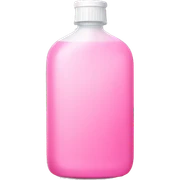 Pink bottle of mouthwash  sticker