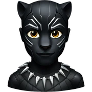 black panther  sticker