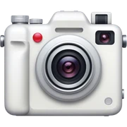white camera sticker