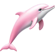 Pastel-pink-colors-dolphin sticker