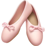 Pale pink ballet shoes sticker