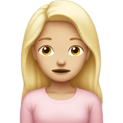 sad blonde girl depressed light light pink crying sticker