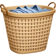 empty laundry basket sticker