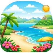 Summer sticker