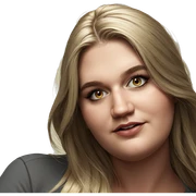 blonde girl portrait realism sticker