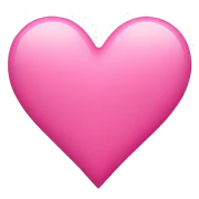 pink heart  sticker