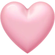 Cœur pastel rose sticker