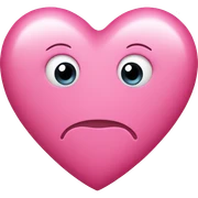 pink heart sticker