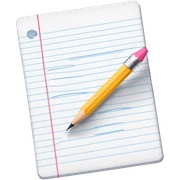 pencil writing sticker