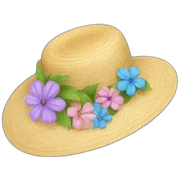 hat flowers sticker
