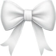 white bow sticker