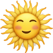 Sun sticker