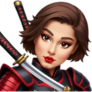 Fierce Samurai sticker